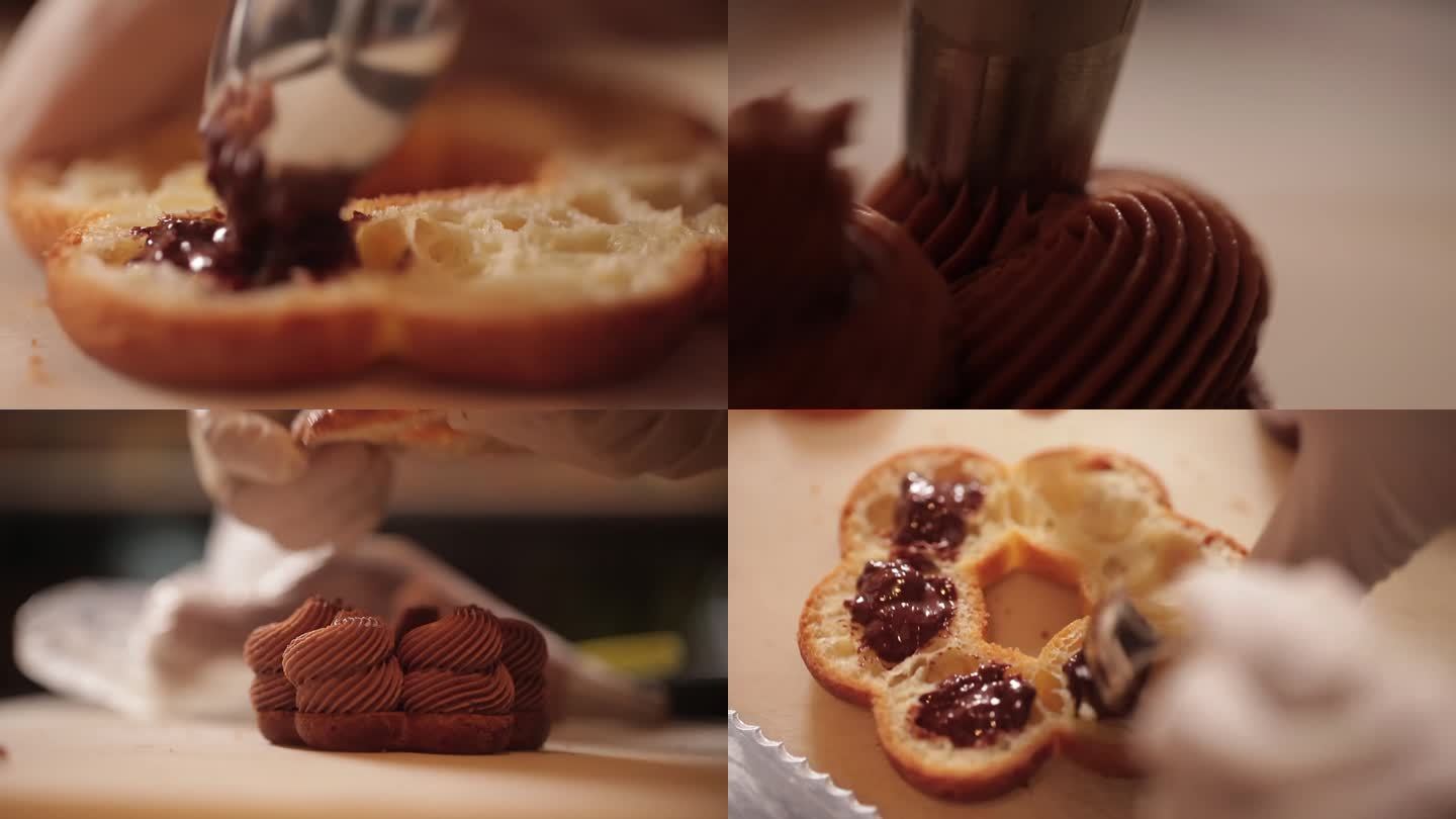 巧克力蛋糕 泡芙 甜品甜点 烘焙 制作