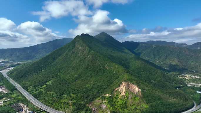 航拍惠州惠阳牛望岭大桥