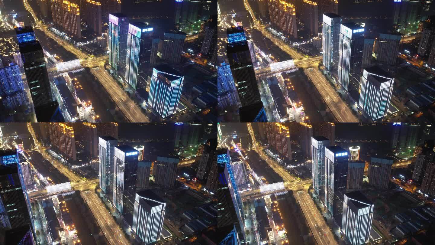 【原创4K】武汉航拍 楚河汉街 夜景