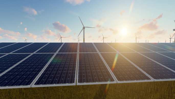 太阳能风能碳中和新能源