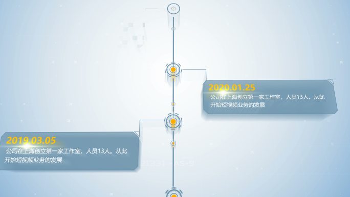 文字时间轴 时间节点