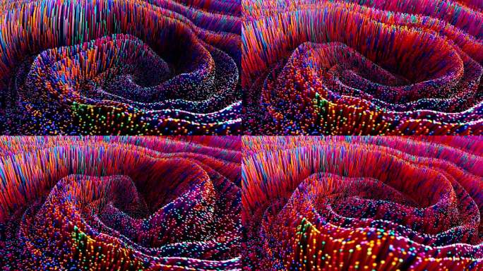 艺术波动抽象艺术流体视频背景16