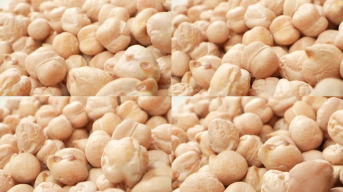 鹰嘴豆种子有独特的形状，类似于一个小而圆的