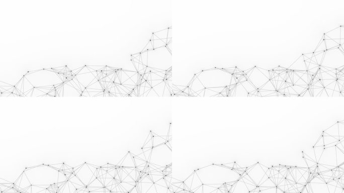 抽象几何背景。Plexus mesh背景。