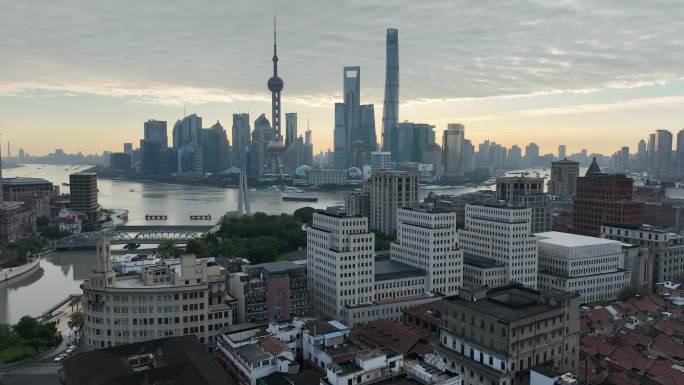 上海 浦东 上海地标 三件套 外白渡桥