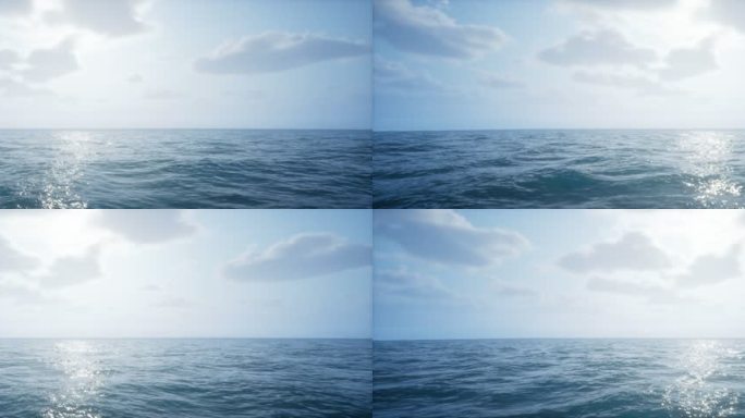 6K大海，海天一线，海面，海洋