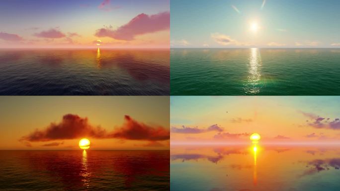 海上日出 唯美清晨