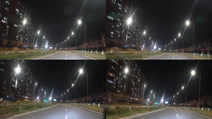 路灯 街灯 夜晚路灯 行走路灯 城市路灯