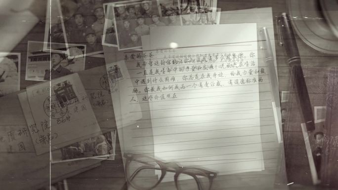 【无插件】 复古家书信件手写字ae模板