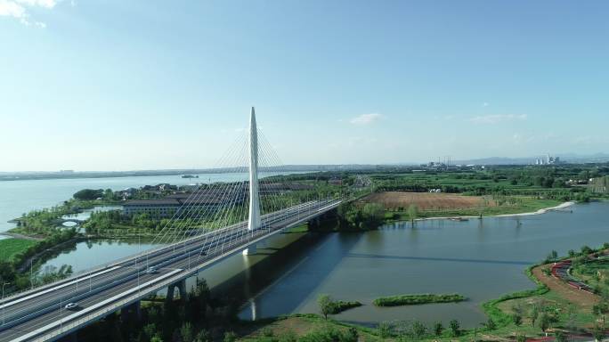 长治神农湖大桥4K