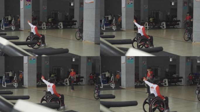 运动员 训练 体能训练 残疾人 省运会