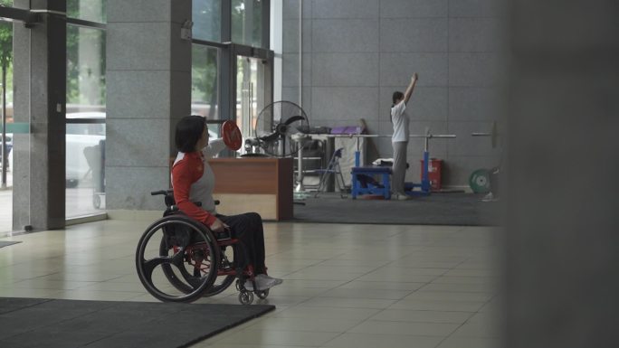 运动员 训练 体能训练 残疾人 省运会