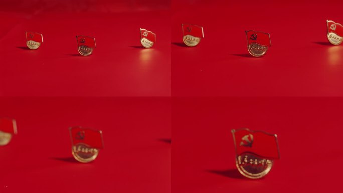 【4K】桌面党徽旋转