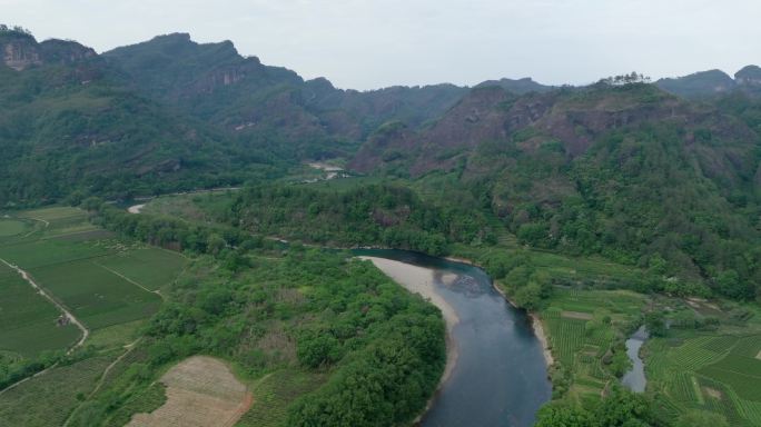 武夷山4k九曲湾码头