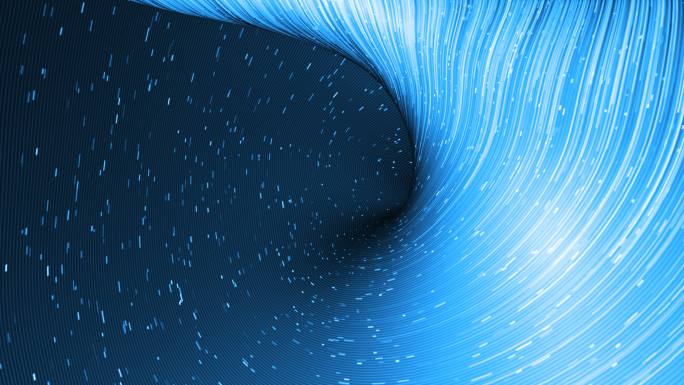 图37-蓝色粒子漩涡流动
