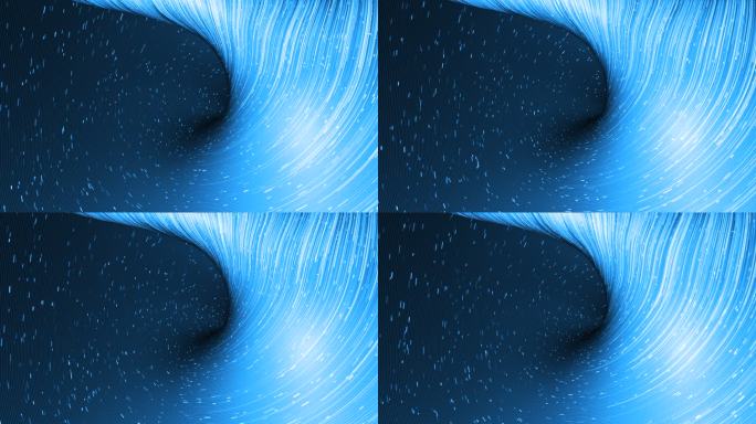 图37-蓝色粒子漩涡流动