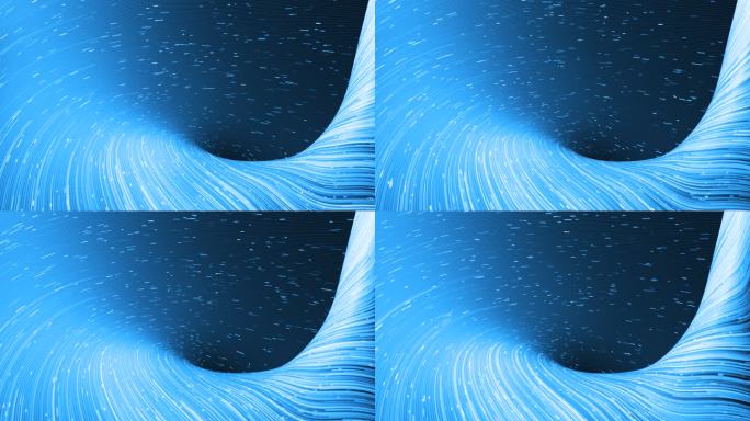 图36-科幻粒子漩涡流动
