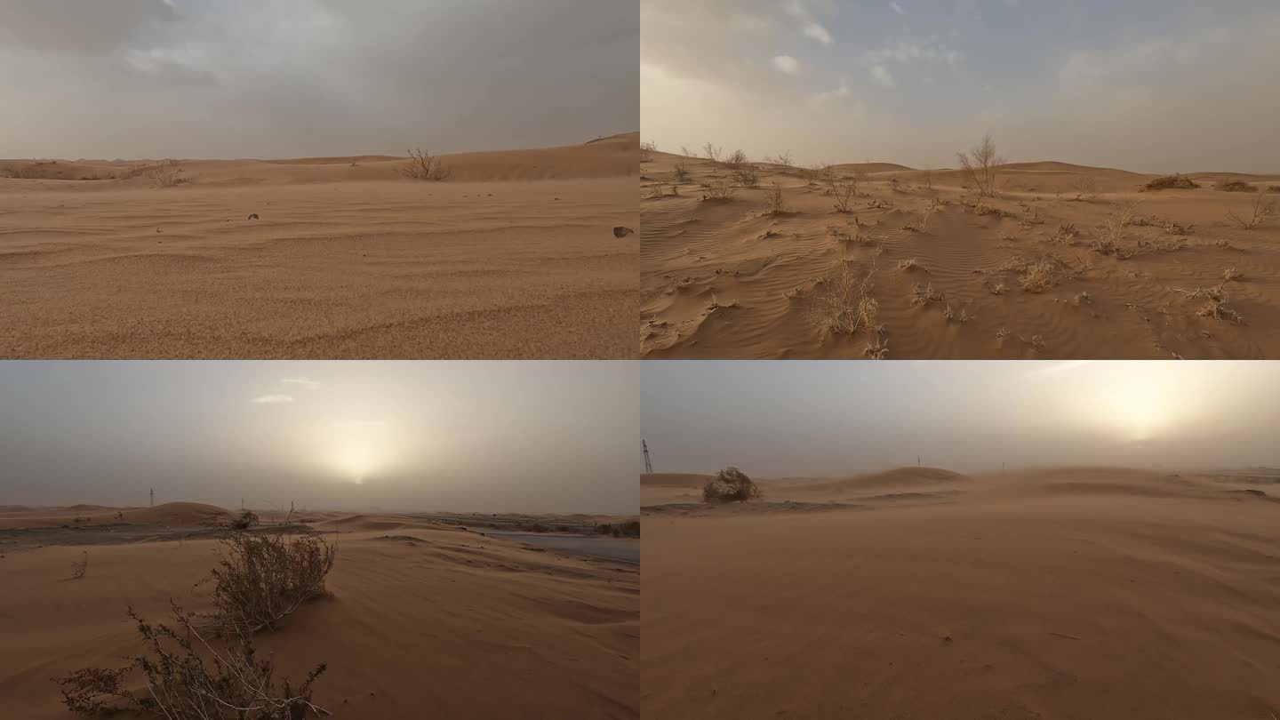 风中的沙漠移动速度