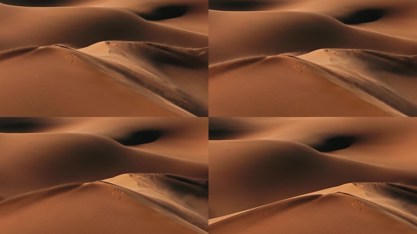 微风吹拂的沙丘