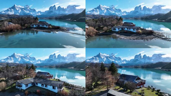 智利纳塔莱斯港的托雷斯德尔潘恩国家公园。