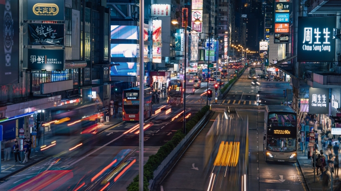 香港夜景延时