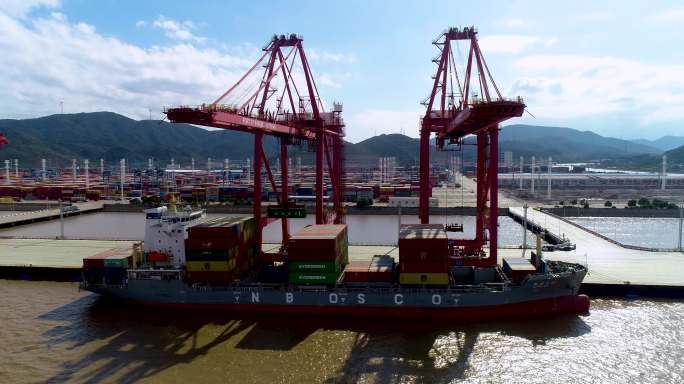 宁波港 物流 港口 海运 集装箱 海港