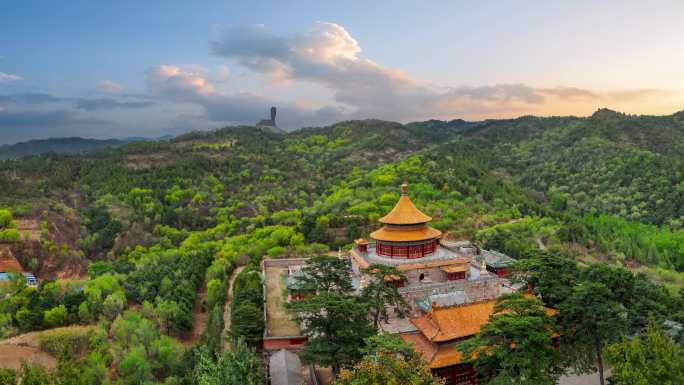 承德 地标 航拍 避暑山庄 魁星楼