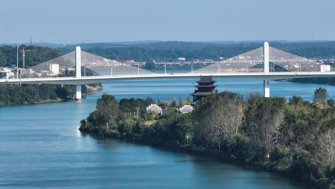 4K航拍衡阳市区风景旅游景点合集