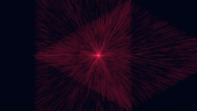 动感的红黑抽象设计，辐射中心光