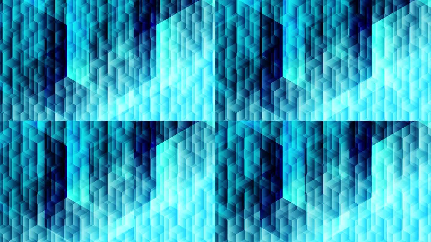 抽象运动背景蓝色板块白色板块晃动
