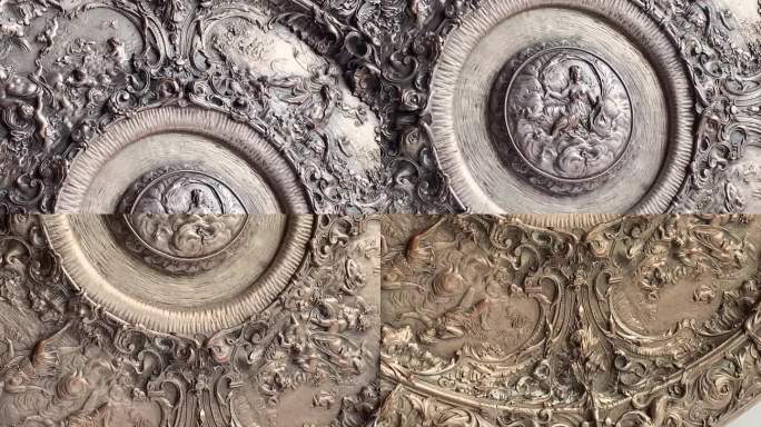法国工艺的优雅:揭开银盘上的神话雕刻