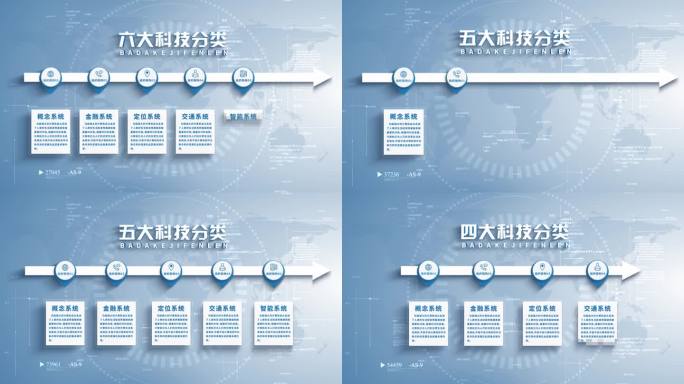 白色文字流程架构分类