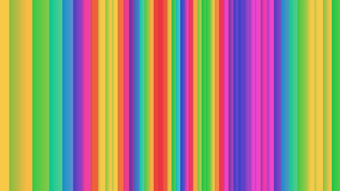 移动竖线背景。彩色光谱。明亮的霓虹灯和发光的线条。美丽的彩色抽象条形图案背景