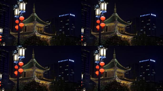 甲秀楼 夜景特写