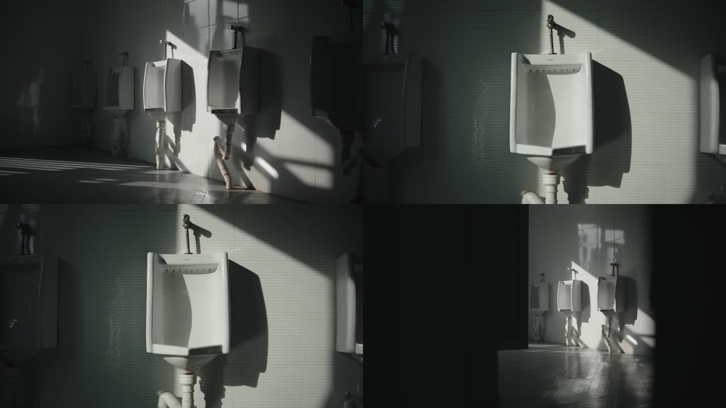 小便池 尿池 厕所 光线 电影感