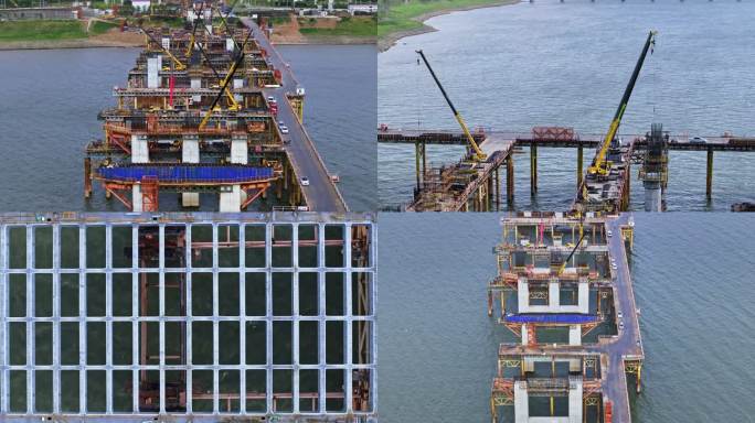 南昌洪州大桥建设基建