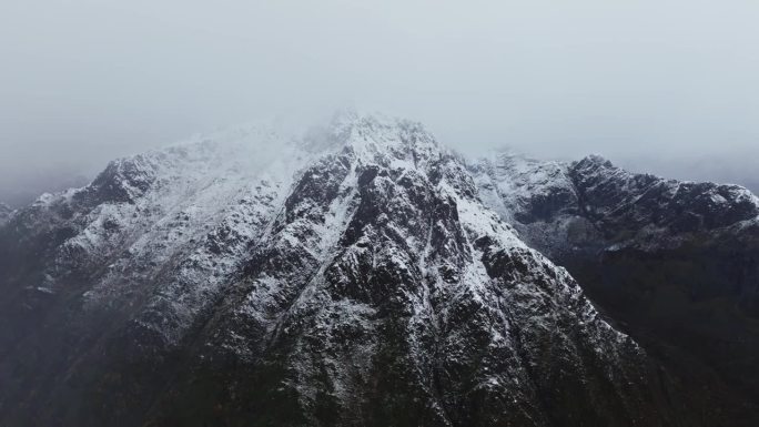 空中翱翔罗弗敦:在挪威史诗般的雪山上的无人机之旅