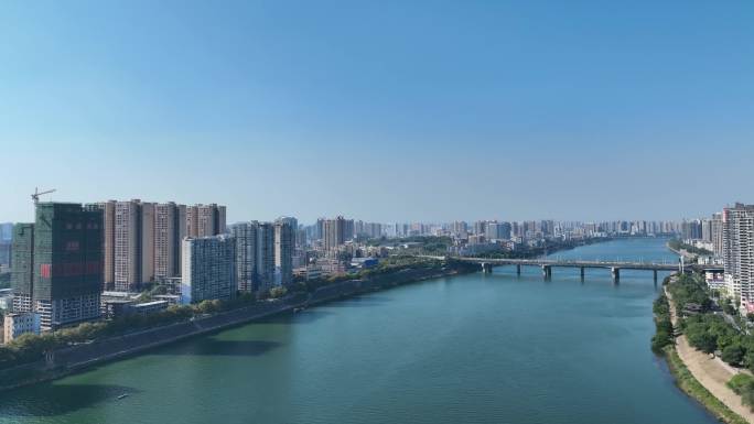 4K航拍衡阳市区风景旅游景点合集7