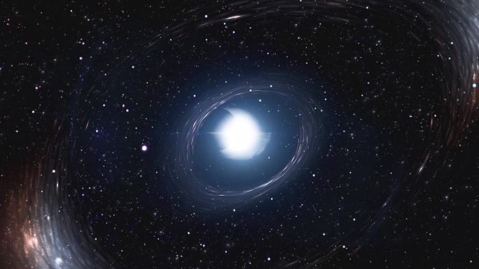 黑洞背景 星空 宇宙粒子穿梭