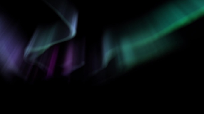 北极光动画圈紫绿色北极光