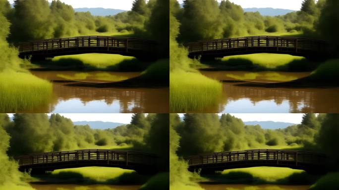 沼泽与木桥