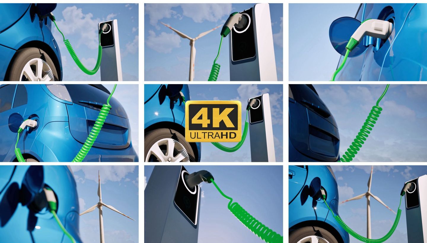 充电桩电动车充电新能源充电绿色能源