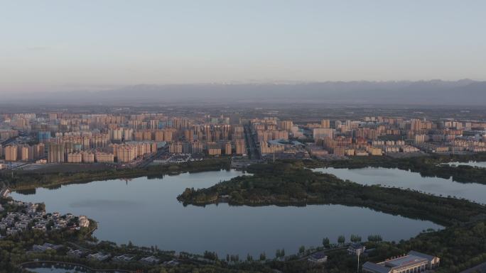 甘肃 张掖 国家湿地公园 黑河 流域