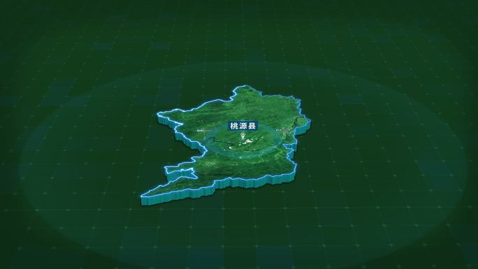 湖南常德市桃源县面积人口信息区位地图展示
