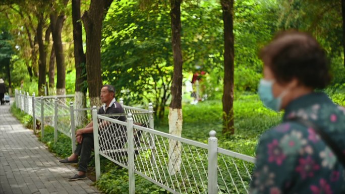 人文生活 全民健身 凤凰山 景色 器材