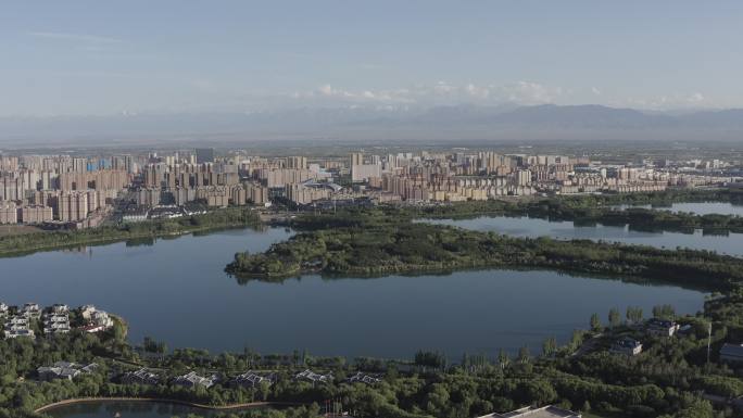 甘肃 张掖 国家湿地公园 黑河 流域