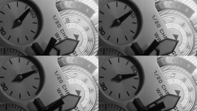 手表时钟时间跳秒针指针表盘