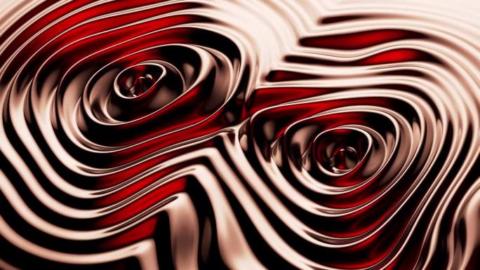 金属波产生混沌的形状。