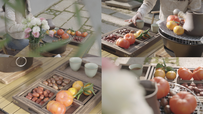 【高清50P】围炉煮茶/新中式/冬日暖阳