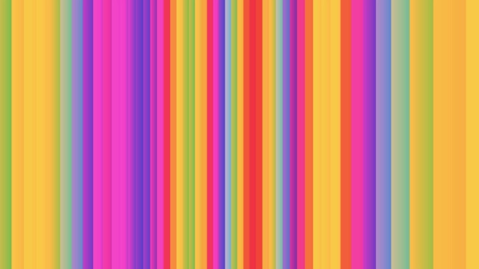 移动竖线背景。彩色光谱。明亮的霓虹灯和发光的线条。美丽的彩色抽象条形图案背景